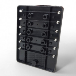 12 Way Fuse Block with Ground - LED Indicators