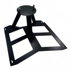 Can-Am X3 Bolt On Spare Tire Mount - Black Powdercoat Finish