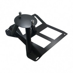 Can-Am X3 Bolt On Spare Tire Mount - Black Powdercoat Finish