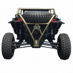 Can-Am X3 Bolt On Spare Tire Mount - Black Powdercoat Finish