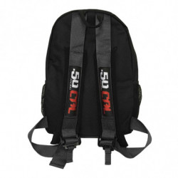 50 Caliber Racing Backpack with Padded 5 Point Safety Harness Style Straps - Drink Holders on both sides