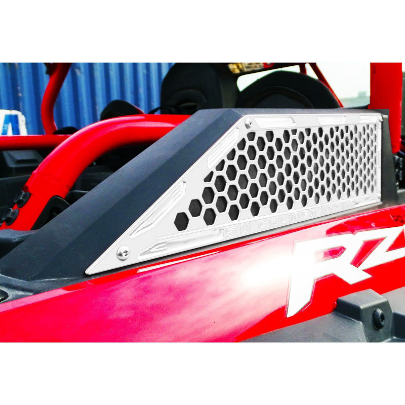 Custom CNC Billet Air Intake Grille Bezels for RZR XP Turbo