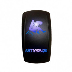 Waterproof On/Off Rocker Switch Sexy Design "Eject Passenger" with Blue LED Illumination