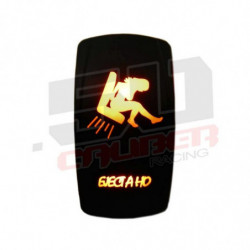 Waterproof On/Off Rocker Switch Sexy Design "EJect A Ho" with Orange LED Illumination