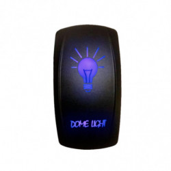 Illuminated 50 Caliber Racing On/Off Rocker Switch with laser etched design - "Dome Light"