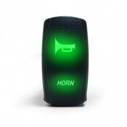 50 Caliber Racing Momentary Rocker Switch laser etched design "Horn"