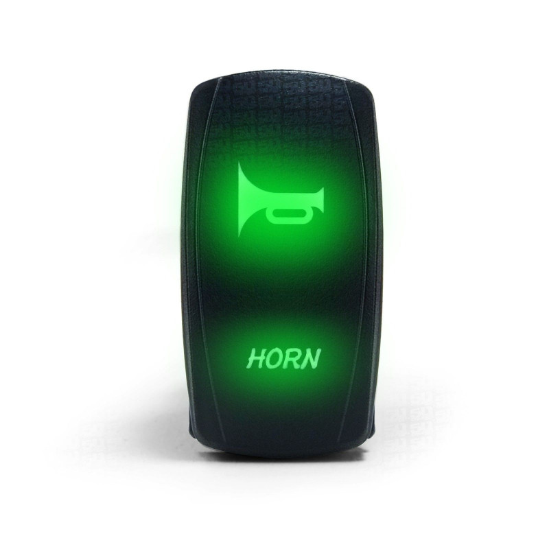 50 Caliber Racing Momentary Rocker Switch laser etched design "Horn"
