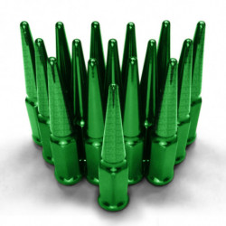 12x1.5mm Extended Spike Lug Nuts - Acorn Taper - 50 Caliber Racing - 16 Pack for 4 Lug Vehicles