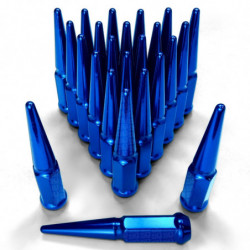 9/16 Inch Extended Spike Lug Nuts - Acorn Taper - 50 Caliber Racing - 20 Pack for 6 Lug Vehicles