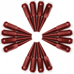 3/8-24 Extended Spike Lug Nuts - 60 Degree Taper Seat - Fits Polaris UTV and ATVs