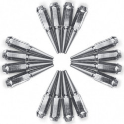 3/8-24 Extended Spike Lug Nuts - 60 Degree Taper Seat - Fits Polaris UTV and ATVs