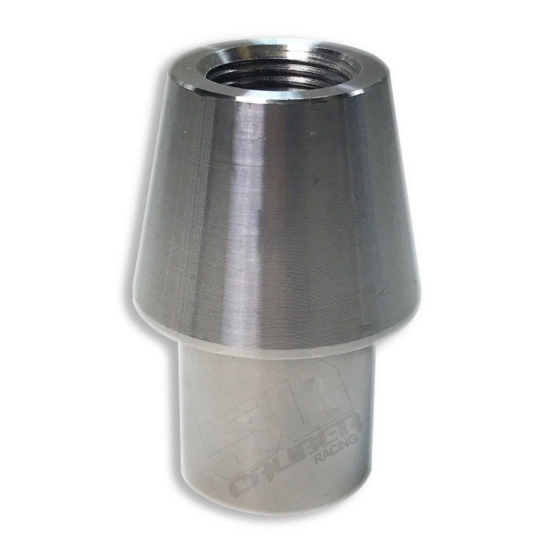 Steel Weld In Bung - 1.5" ID .250 and .120 Wall Tube Sizes -  7/8"-14 Threaded Through  Rod End - Fabricate 4 Link, Tie rods etc