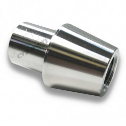 Steel Weld In Bung - 1.75" ID .250 and .120 Wall Tube Sizes -  7/8"-14 Threaded Through