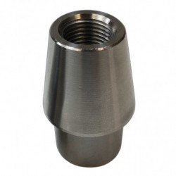 Steel Weld In Bung - 1.75" ID .250 and .120 Wall Tube Sizes -  7/8"-14 Threaded Through