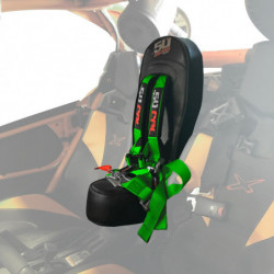 50 Caliber Racing Bump Seat Kit with 2" Safety Harness for Can-am X3  Standard 2 Seat  & 4 Seat Max Models