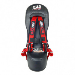 50 Caliber Racing Bump Seat Kit with 2" Safety Harness for Can-am X3  Standard 2 Seat  & 4 Seat Max Models