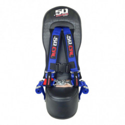 50 Caliber Racing Bump Seat Kit with 2" Safety Harness for Can-am X3  Standard 2 Seat  & 4 Seat Max Models