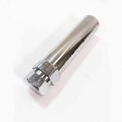 Chrome Spline Lug Nuts - 3/8-24 Thread - Tapered Seat - Includes socket key - 16 Pack