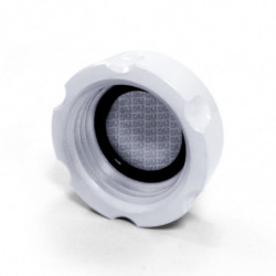 CNC Machined 50 Caliber Racing Six Shooter Gas Cap - Polaris UTV and ATV models RAW SILVER