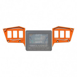 2 Pc CNC Billet Aluminum Dash panel - Polaris 1st Gen 4.3" GPS equipped RZR XP 1000, S 900 Turbo