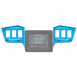 2 Pc CNC Billet Aluminum Dash panel - Polaris 1st Gen 4.3" GPS equipped RZR XP 1000, S 900 Turbo