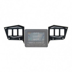 2 Pc CNC Billet Aluminum Dash panel - Polaris 1st Gen 4.3" GPS equipped RZR XP 1000, S 900 Turbo