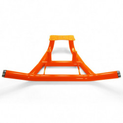 Custom Tubular Front Bumper for Polaris RZR XP1000 with Light Bar Tabs and Powdercoat Finish