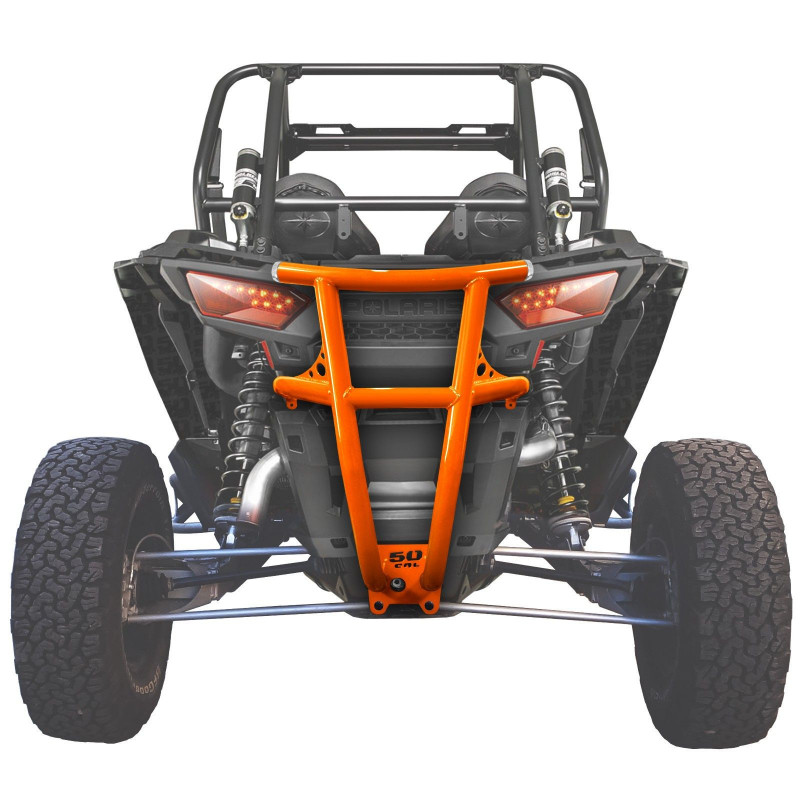Custom Tubular Rear Bumper for Polaris RZR XP1000 Available in Powdercoat Red, Black, Blue, Lime, Orange  and White