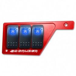 50 Caliber Racing Left Dash Panel with 3 Additional Switch Locations