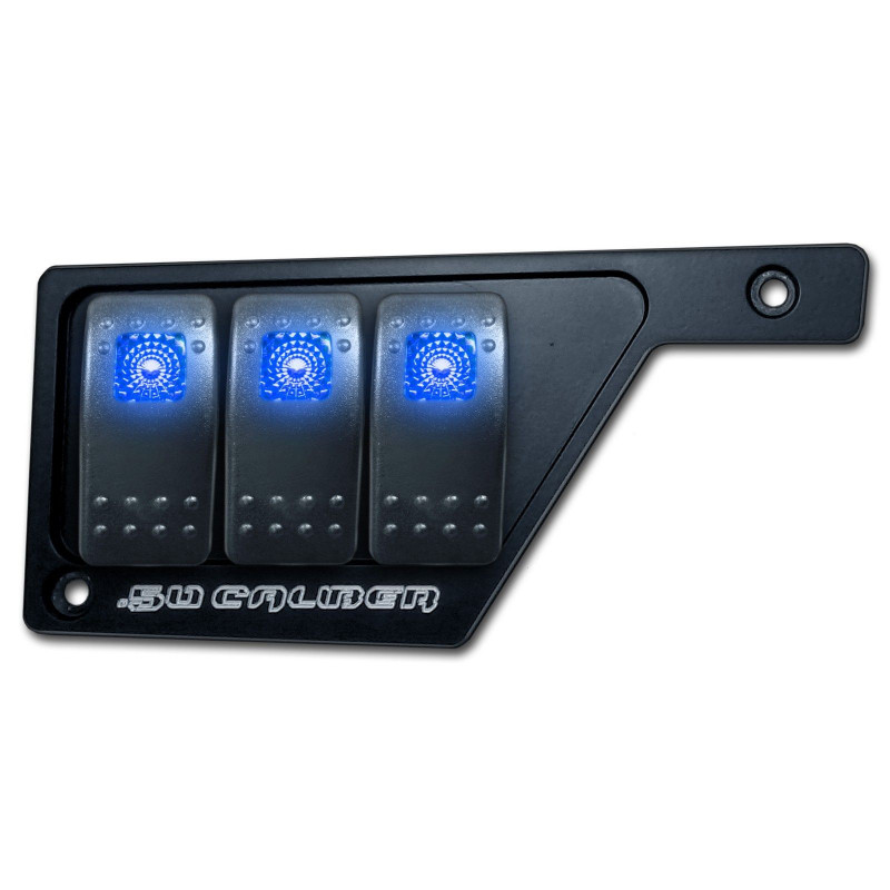 50 Caliber Racing Left Dash Panel with 3 Additional Switch Locations