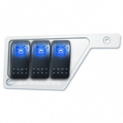 50 Caliber Racing Left Dash Panel with 3 Additional Switch Locations