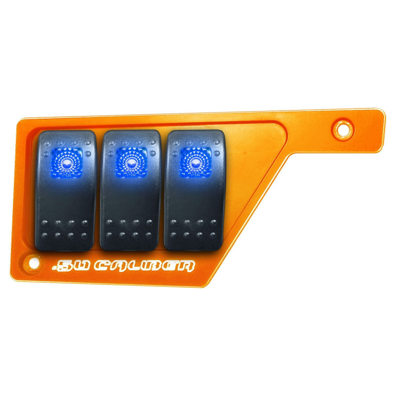 50 Caliber Racing Left Dash Panel with 3 Additional Switch Locations