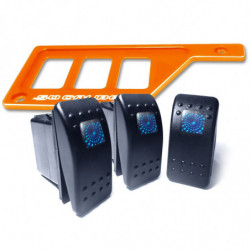 50 Caliber Racing Left Dash Panel with 3 Additional Switch Locations
