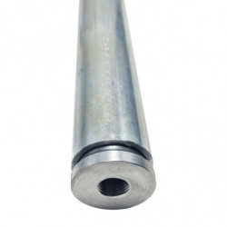 Flanged Threaded Through Weld In Bung - 1.25" .095 Round with 1/2" x 20 Threads