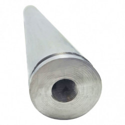 Flanged Threaded Through Weld In Bung - 1.25" .095 Round with 1/2" x 20 Threads