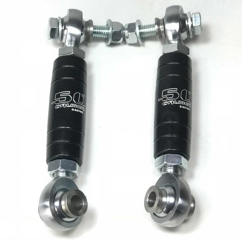 50 Caliber Racing CNC Billet Rear Sway Bar End Link Kit Can-Am X3 - Made in USA - Raw (no finish)