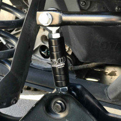 50 Caliber Racing CNC Billet Rear Sway Bar End Link Kit Can-Am X3 - Made in USA - Raw (no finish)