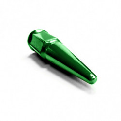 4.5 Inch Spike Lug Nut Singles - Green Finish